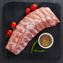 브랜드없음 스페인산 돼지고기 등갈비 로인립 냉동 500g 아이스박스포장, 1개