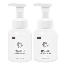 듀오솔루션 버블 핸드워시 폼 파우더향, 300ml, 2개