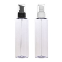 허브스프레이 헤어 스프레이용기 검정 흰색캡 20~500ml, 250ml, 투명용기 검정캡