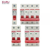 DC 1000V 1P 2P 3P 4PSolar 미니 회로 차단기 과부하 보호 스위치 6A 10A 16A 20A 25A 32A 40A 50A 63A 광전지 MCB PV, 4P_50A