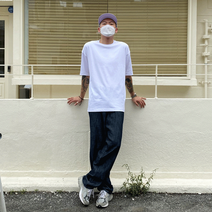 아스킨 코튼 오버 반팔 티셔츠