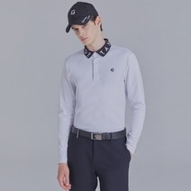 [테일러메이드]남성 카라 배색 티셔츠 TMTPK4261-100
