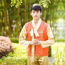 퓨전한복 결혼식 한복 원피스 웨딩 여성 신부 전통 세트 남성용 옷 무용 사진 새틴 브이넥 남성 의상 슈트