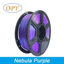 3d프린팅 pla필라멘트 3d펜 Opy 반짝이 색상 변경 Pla 필라멘트 1Kg 1.75Mm 100G 10M 번트 티타늄 성운 보라색 샘플 플라스틱 3D 프린터 부드러운 스레드12, MULTI Nebula Purple+Russian Fe