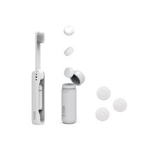 고체치약 씹는치약 여행용 캠핑용 치약(전용 칫솔 사은이벤트) 비킷 덴티클 치약, 옵션1:어반화이트(5+1), 10개