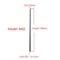 카본상대 당구큐 당구 상대 당구큐팁, 66.6+Uniloc Joint