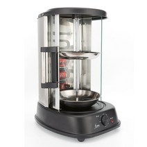 회전식 전기구이 기계 로터리 통닭 오븐구이 혼닭 오리 바베큐 꼬치, 블랙 소형 회전식 무료 그릴 4개 세트, 블랙 소형 로터리 그릴 4개 세트