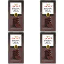 (독일직배) 하체스 인텐스 비터스 88% 코코아 다크 초콜릿 초콜렛 80g 4팩 Hachez Intense Bitters 88% Cocoa 80g, 4개