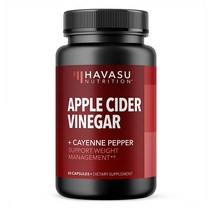 하바수뉴트리션 Apple Cider Vinegar 사과식초 500mg 60캡슐, 1개, 60개