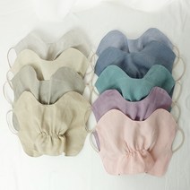 미지몰 햇빛차단 린넨 볼마스크 여름 골프 낚시 등산 9color, 연블루