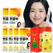 티젠 핫콤부 진저레몬 10스틱X6박스 + 크리스마스 보틀, 없음