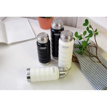 스텐텀블러 보온병 커피텀블러 홈카페 가벼운텀블러, 710ml, 블랙