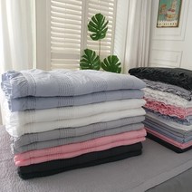 두에 60수 천연염색 피그먼트 홀짝이불 싱글/퀸, 연블루