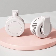 휴대용 클립팬 선풍기 3초로시원해짐 360도 각도 조절가능, 화이트
