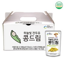 [착한습관] 100%국내산 두유 콩드림 150mlx14포, 단품, 단품