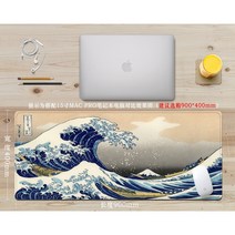 크기6종류 마우스 키보드 책상 게이밍 장패드 명화 모네 반고흐 피카소 데스크매트, 700x300mm, 별이 빛나는 밤 - 반 고흐