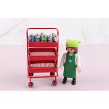 [미니어처] 트롤리쇼핑카트 마트카트 철제카트 마트바구니 마트장바구니 장바구니, 핑크, 작은사이즈