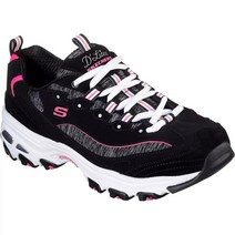 스케쳐스 딜라이트 여성 New Skechers DLites-ME TIME 11936W/BKHP Shoes Size 7 #AS1