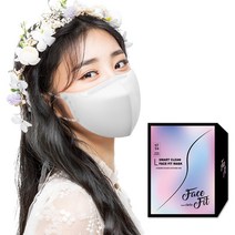 스마트클린 페이스핏 보건용 마스크 KF94 새부리형 대형 30매입, 흰색, 1매입