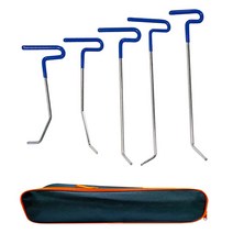 덴트 로드 블루 5로드 set 자동차덴트공구 덴트 장비 흠집 차찌그러짐 복구 수리 손상 판금, 틈새헤라