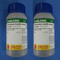 구연산제2철암모늄/구연산제이철암모늄 갈색(kor) Ammonium iron(III) citrate brown (CP/EP) 500G