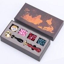 다꾸 실링왁스 스탬프 비즈세트, 행운의산