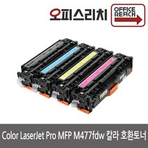 HP호환 MFP M477fdw 재생토너 선명한출력 CF410A, 검정, 1