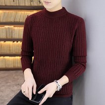 남자반목니트 남성 겨울 가을 스웨터 슬림 이너티셔츠 이너니트 스타일리쉬 보온 상의 2995800501