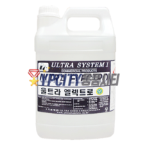엘렉트로 3.75L 4개 바닥 광택제 제전 대전 정전기 방지 광택 왁스 코팅제 울트라켐