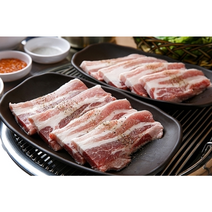 [레드피그]당일 작업해 신선한 1등급 삼겹살 600g 구이용 바베큐용 HACCP인증, 1cm(가정용), 1개