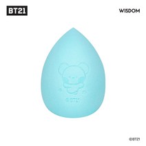 BT21 미니니 메이크업 스펀지 퍼프 파운데이션 화장 똥퍼프 물방울 쿠션, 코야