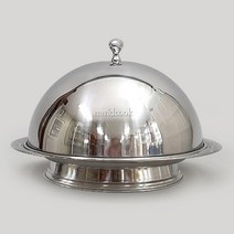 14251-무궁화원형쟁반 3종택1/돔커버/푸드카바/푸드커버/스텐돔뚜껑/원형굽쟁반/케익스텐드/케익접시/원형커버, 무궁화원형쟁반 12인치만 310x70