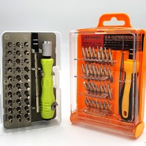 자석 정밀 드라이버 세트 시계 별 안경 미니 육각렌치, 32in1드라이버세트(C7389 그린)