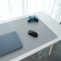 마우스패드 오버사이즈 테이블패드 책상패드 글씨책상패드 가죽오피스 컴퓨터패드 맞춤방수 가능, 색깔2