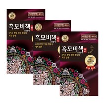 리엔 흑모비책 골드 새치 염색약 90g 자연갈색 3개, 단품