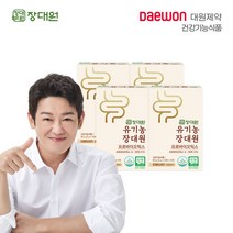 유기농 장대원 프로바이오틱스 유산균, 90g, 4개