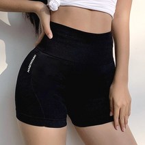 여성 레터링 3부 숏레깅스 반바지 요가복 필라테스복 요가팬츠 RKFT-LPT31