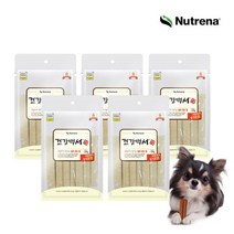 [브이펫] [건강백서] 라이스껌 120G 5팩, 상세 설명 참조