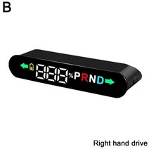 자동 프로젝터 Hud 디스플레이 자동차 알람 EOBD OBD2 보드 컴퓨터 속도계 헤드 업 앞 유리 전자 액세서리, [02] right