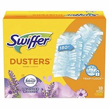 미국발송 스위퍼 Swiffer 먼지떨이 180개 페브리즈 라벤더 바닐라 & 컴포트 향이 있는 멀티 표면 리필 18개