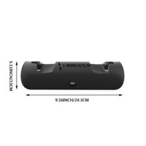 소니 PS VR2 게임 패드용 고속 충전기 케이블 스탠드 플레이 스테이션 VR 2 컨트롤러 충전 도킹 표시기 포함, 한개옵션1, 02 Black