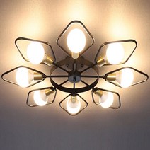 클레온 8등 인테리어 직부조명 LED 거실등 방등 포인트 카페조명 천장조명