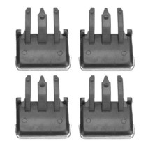 4x 자동차 전면 에어컨 A/C 송풍구 탭 에어컨 잎 조정 클립 수리 액세서리, 01 Black