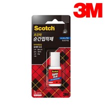 3M 스카치 강력 순간 접착제 브러쉬 AD127 7g 붓타입 다용도 나무 금속 가죽 세라믹