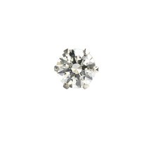 [DIAMOND WORLD] 레이디스 쥬얼리 PT900 0.3ct 슈퍼 큐빅 피어싱 6개 발톱 타입 D 컬러 VVS1 EXCELENT H&C 큐빅 사용 편귀 피어싱 맨즈