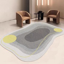 여름러그 밝은 럭셔리 ins는 홈 거실 러그 침실 장식 미끄럼 방지 먼지 카펫에 대한 불규칙한 러그와 카펫입니다