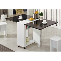 원룸 좁은주방 슬림보관 확장형 식탁 테이블 투룸 펜션 실내인테리어 24평, 메이플