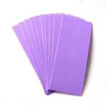 절연 필름 보호 케이스 팩 슬리빙 18650 Lipo 배터리 랩 PVC 열 수축 튜브 프리컷 너비 29.5mm x 20, 21 Purple_01 20pcs