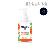 크리넥스 버블버블 항균 키친 핸드워시 레드루바브향 500ml x 2EA 외, 항균키친핸드워시 리필형 450ml _3.노란감귤향 리필