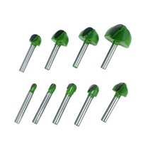 cnc조각기 우드 볼 노즈 엔드 밀용 둥근 바닥 밀링 커터 목공 도구 라우터 비트 CNC 타각기 6mm 1 개, [09] 6X32, 1개